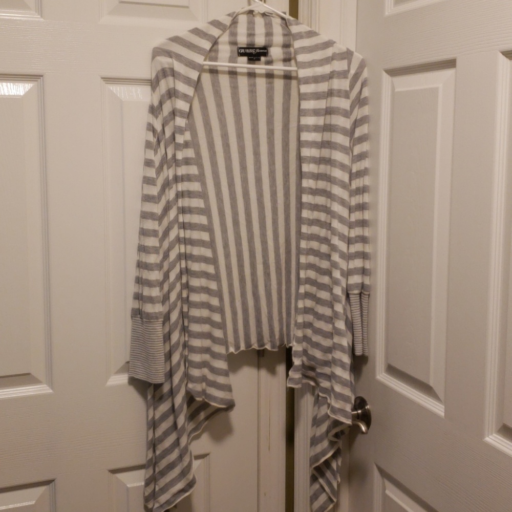 XS Guess Jeans Striped Cardigan